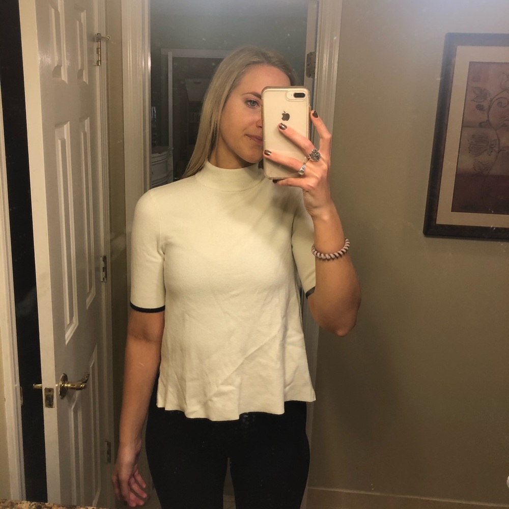 Anthropologie mock neck sweater